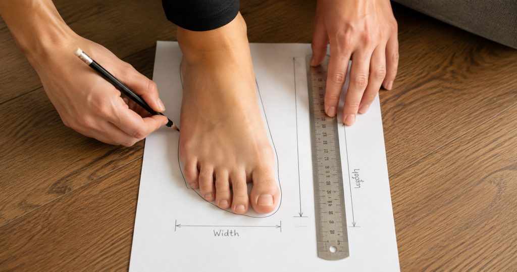 Cách đo chân để chọn giày: Hướng dẫn chi tiết để chọn giày vừa vặn 1 Cách đo chân để chọn giày: Hướng dẫn chi tiết để chọn giày vừa vặn